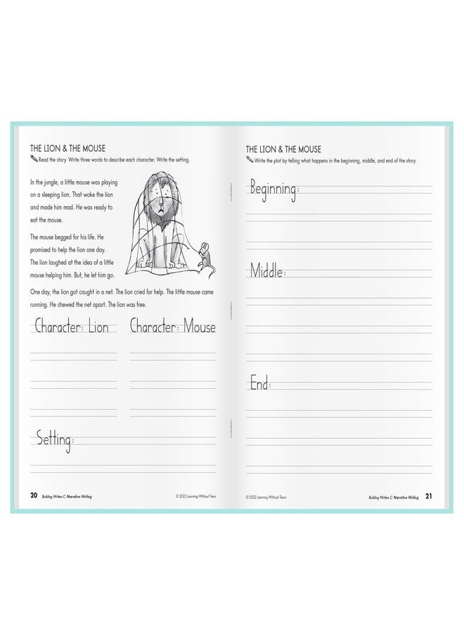 Learning Without Tears Building Writers Student Edition, Age 7+, 2nd Grade+, Handwriting Without Tears, Narrative, Information, Opinion, Fluency, School & Home, Tutor, Sensory & Motor Skills, Sensory - Image 5